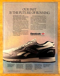 REEBOK LX8500—MEN'S WOMEN'S LEATHER RUNNING SHOE—ORIGINAL 1986 MAGAZINE PRINT AD - Picture 1 of 1