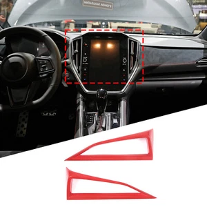 ABS Red Center Air Outlet Frame Trim Decorative Cover For Subaru WRX 2022-2024 - Picture 1 of 7