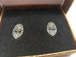 STERLING SILVER TBOSEN EAR STUD GAUGE NEW - Picture 1 of 3