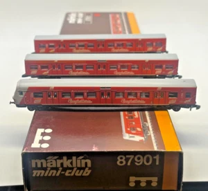 Z Scale Marklin 87901 Knorr Spaghetteria 3 Passenger Car Set Original Box - Picture 1 of 10
