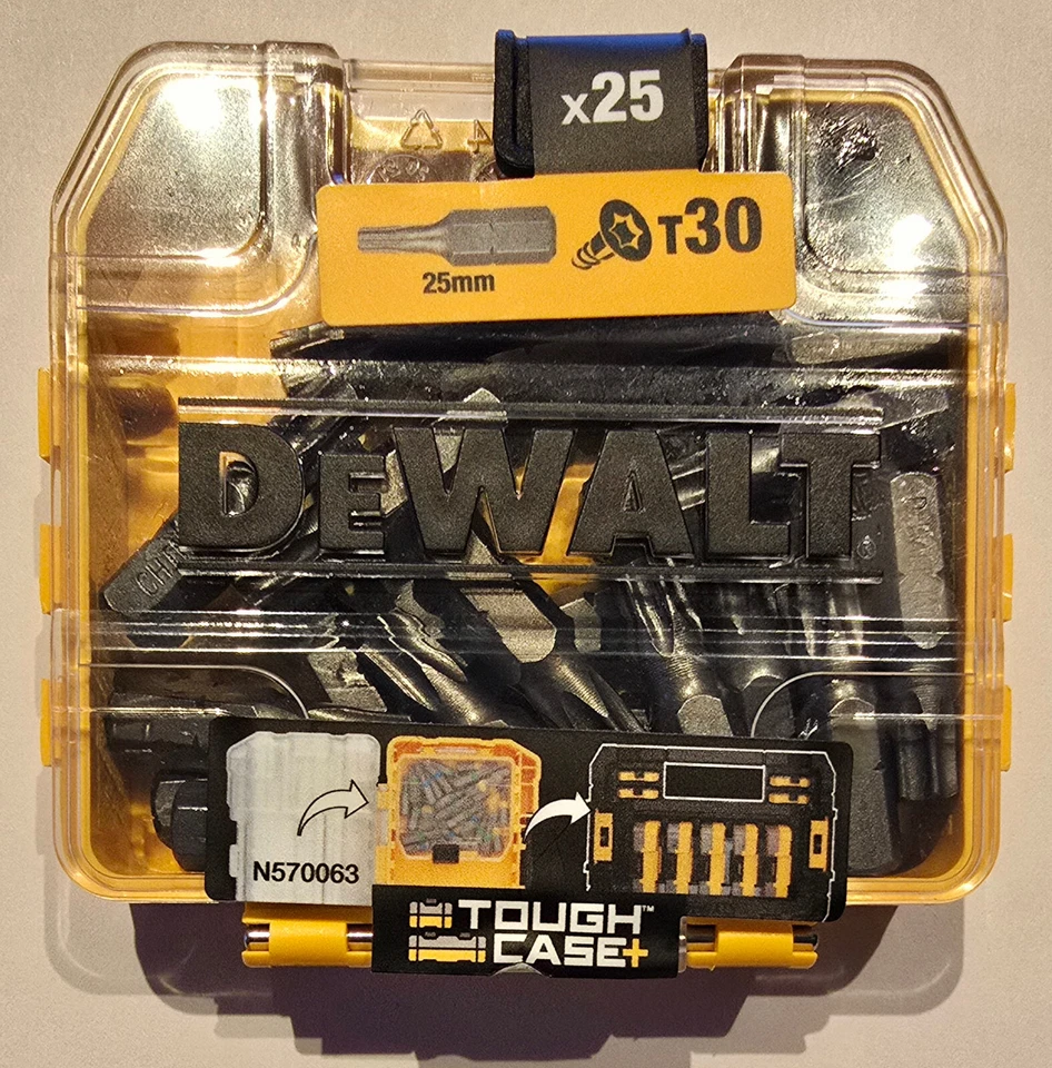 DeWalt Bitbox 25 Bits Torx 30 T30 TX30 DT7963 -QZ Bits Bit in Mini ToughCase - Bild 1 von 1
