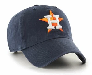 Houston Astros '47 Clean Up verstellbare Baumwollmütze - MARINEBLAU MLB ~ KOSTENLOSER VERSAND - Bild 1 von 2