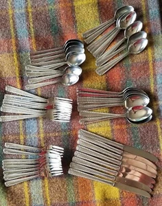 Besteck Edelstahl Besteck Japan 54 Teile Service für 8 unbenannte Marken - Bild 1 von 7