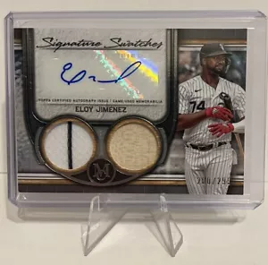 ELOY JIMENEZ 2023 Museum Signature Swatches Auto / Duel Relic #D200/299 NICE! - Picture 1 of 3