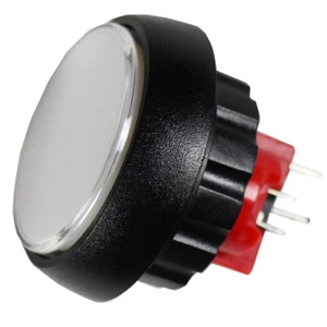 Pulsante, diametro tondo 45 mm, tappo obiettivo e microinterruttore senza LED (SP-7000-2-NO-LED) - Foto 1 di 4