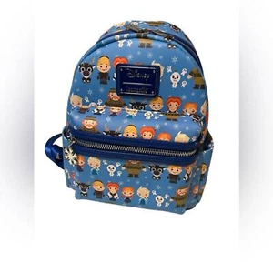 Mini Mochila Loungefly Disney Frozen Azul Nueva con Etiquetas - Imagen 1 de 3