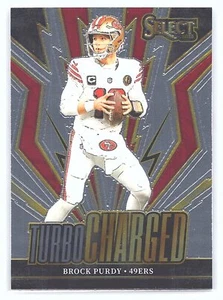 2023 Panini Select #TUR-BPU Brock Purdy Turbocharged - Picture 1 of 2