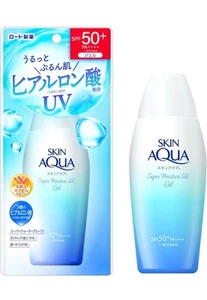 Aqua Super Moisture Gel Sunscreen SPF 50+・PA Form Japan Rohto Skin BRAND NEW - Picture 1 of 7
