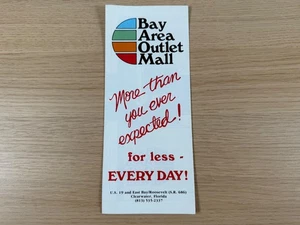 1980s Florida Shopping Mall Bay Area Outlet Clearwater Brochure - Picture 1 of 4