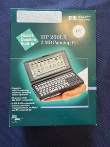 NEU HP 200LX Palmtop PC 2MB + IntelliSync & Serieller Adapter - alles UNGEÖFFNET! - Bild 1 von 4