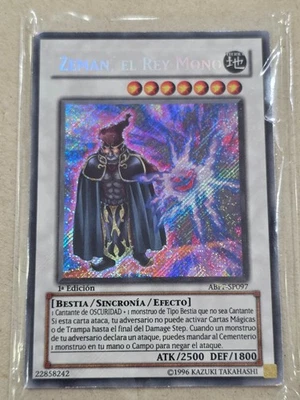 Zeman the Ape King●YUGIOH●ABPF●SECRET RARE●SPANISH●2010●1st ED●NM(-)●E131 - Image 1 of 3