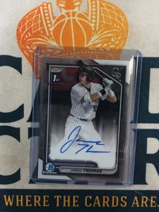 2024 Bowman Chrome JARED THOMAS Bowman 1st Autograph - Bild 1 von 2