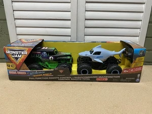 Monster Jam Official Grave Digger vs Megalodon Racing Rivals ferngesteuerte Autos - Bild 1 von 6