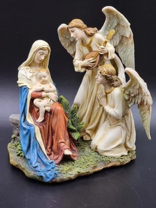 Maria & Jesuskind Engel Figur O Heilige Nacht Weihnachten Spieluhr Römer, Inc. - Bild 1 von 12