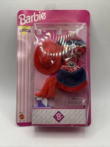 DE COLECCIÓN 1996 NUEVO SELLADO Mattel Barbie Fácil de Vestir Western Denim Conjunto Solo - Imagen 1 de 10