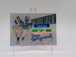 2019 Panini Passing The Torch Don Maynard Auto Torchbearer Signatures /50 - Picture 1 of 7