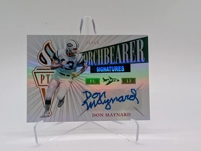 2019 Panini Passing The Torch Don Maynard Auto Torchbearer Signatures /50 - Image 1 of 4