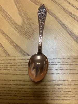 Cuchara de recuerdo de cobre macizo Colorado de colección excelente  Foto 1 de 4
