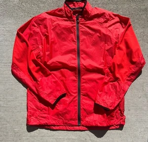 sunice mens lighweight full zip long sleeve jacket red size L b3 - Picture 1 of 5