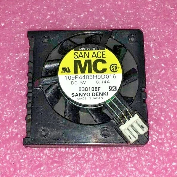 109P4405H9D016, 030108F, SANYO DENKI SAN ACE, MC, MPU COOLER FAN, DC 5V, 0.14A - Image 1 of 1