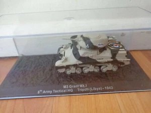 ATLAS DEAGOSTINI 1/72 M3 GRANT MK.I LIBYA 1943 WW2 DIECAST TANK - Picture 1 of 2