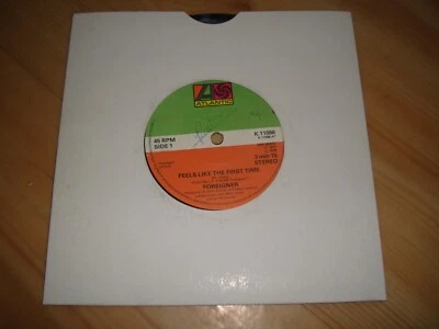 FOREIGNER - FEELS LIKE THE FIRST TIME/COLD AS ICE (ATLANTIC 7") REISSUE EP - Image 1 of 3