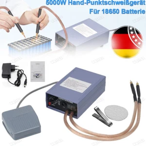 NEU Punktschweißgerät DIY Schweißmaschine 5000W Für 18650 Akku mit Fuß schalter - Bild 1 von 12