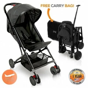 JOVIAL JPC20BK Portable Folding Baby Stroller, Compact & Portable, Black - Picture 1 of 9