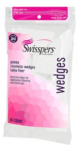 16 PIEZAS Cuñas Cosméticas Swisspers Premium Pro Sin Látex Maquillaje Cuña Tamaño Jumbo - Imagen 1 de 11