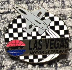 USAF Las Vegas Motor Speedway Nevada NASCAR Race Track Racing Enamel Hat Pin - Picture 1 of 2