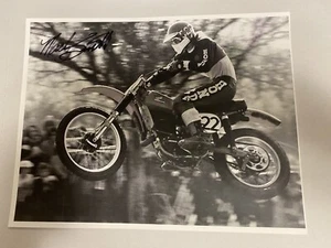 "Foto firmada por Marty Smith motocross 8 1/2"" X 11""" - Imagen 1 de 1