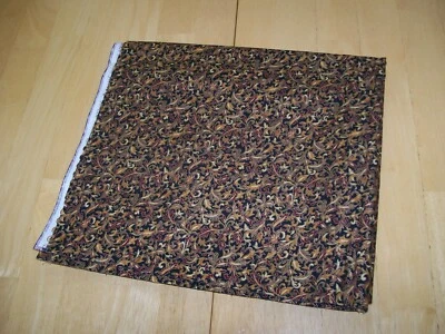 New Hoffman Campagna Kashmir Style Gold Cotton Material Fabric 1 Yard Quilting - Image 1 of 4