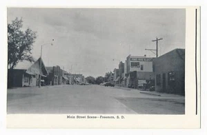 Main Street, Freeman, Dakota del Sur ca.1910 - Imagen 1 de 2
