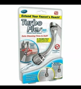 Neu Turbo Flex 360 Instant Freisprechwasserhahn drehbar Sprayer Spülenschlauch kostenloser Versand - Bild 1 von 5