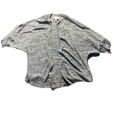 Suéter de lavandería francés para mujer MED negro blanco flecos cárdigan oficina claro oeste Foto 1 de 4