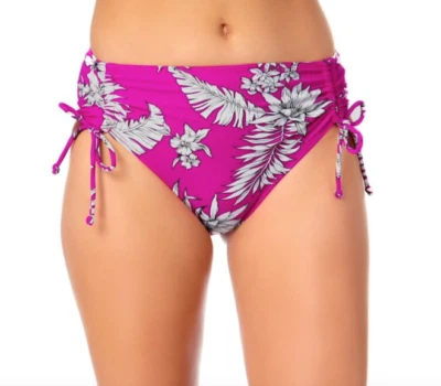 California Waves side tie Bikini Swim Bottoms Pink XS - L  MY21243 NWT $19.99 - Image 1 of 3