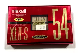 MAXELL XL II-S 54 casete de audio vintage cinta en blanco sellada Hecho en Japón Tipo II - Imagen 1 de 2