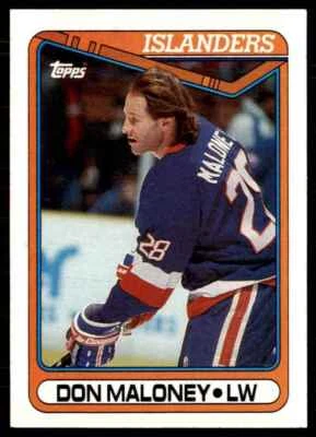 1990-91 Topps Hockey Card Don Maloney New York Islanders #31 - Image 1 of 2