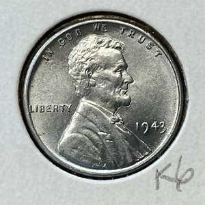 1943 Lincoln 1¢  BU  K6 - Picture 1 of 2