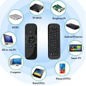 M8 Google Voice Control Air Mouse 2.4G USB Keyboard IR Remote for TV Box HDTV PC - Picture 1 of 7