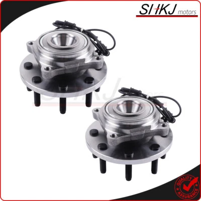 Pair Front Wheel Hub Bearing For Dodge Ram 2500 3500 2009 2010 2011 W/ABS 4WD - Image 1 of 4