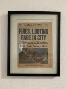 1977 Riots New York Daily News , July 15, 1977 NY BLACKOUT TERROR - Picture 1 of 4