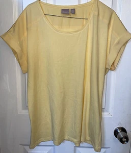 Camisa amarilla de manga corta tejida talla 2 de Chico para mujer - Imagen 1 de 7