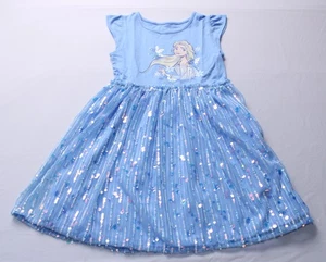 Jumping Beans Disney Frozen Girl's S/S Elsa Tutu Dress EJ3 Blue Size 7 NWT - Picture 1 of 5