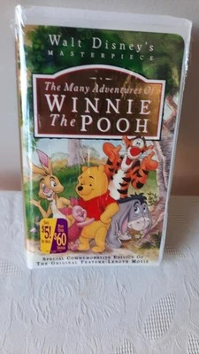 Disney The Adventures of Winnie the Pooh VHS Special Commemorative Edition New - Image 1 of 4