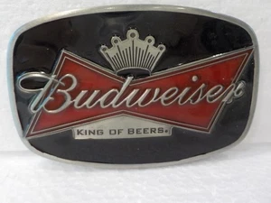 2010 Limited Edition Budweiser King Of Beers Gürtelschnalle passt bis zu 1,5" Gürtel - Bild 1 von 4