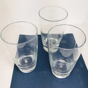Bormioli Rocco LUNA Highball Ice Tea BEVERAGE JUICE GLASS Bubble in Bottom (3) - Picture 1 of 5