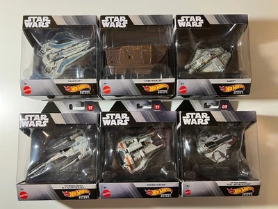 Hot Wheels Star Wars Starships Select - Lot of 6 - NEW - Gauntlet Mandalorian - Image 1 of 4