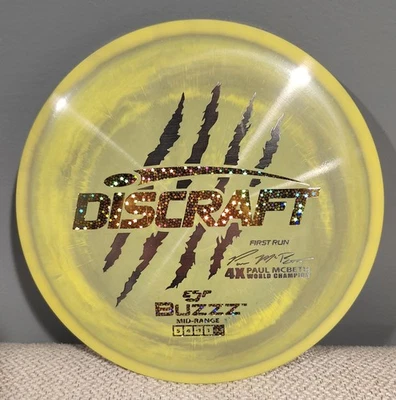 New Discraft 4x Claw Paul McBeth Swirly ESP Buzzz 180g - Image 1 of 4