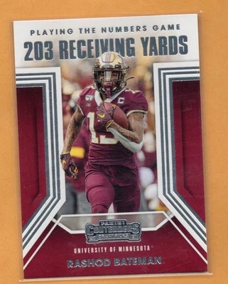 2021 Panini Contenders Draft Picks - Playing the Numbers Rashod Bateman - Image 1 of 2